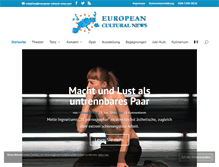 Tablet Screenshot of european-cultural-news.com